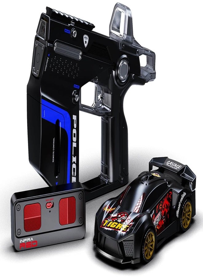 Magicwand 2-Player Infrared Battle RC Car Toy with Dual Remotes | Shoot & Knock-Down Action Game | Time-Bound Dodge & Shoot Knock-Down Game | Interactive Racing & Target Toy for Kids - Image 1